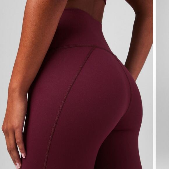 Define PowerHold® High-Waisted Legging 7/8 in Merlot Size Large - Picture 2 of 6